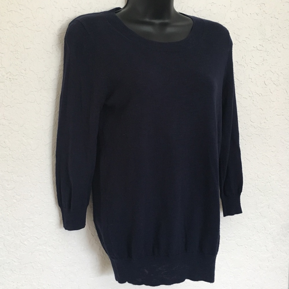 🎈J.CREW🎈 Factory Navy pull over sweater Size Sm